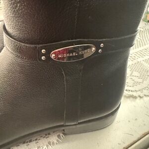 Michael Kors Black Leather Shoes